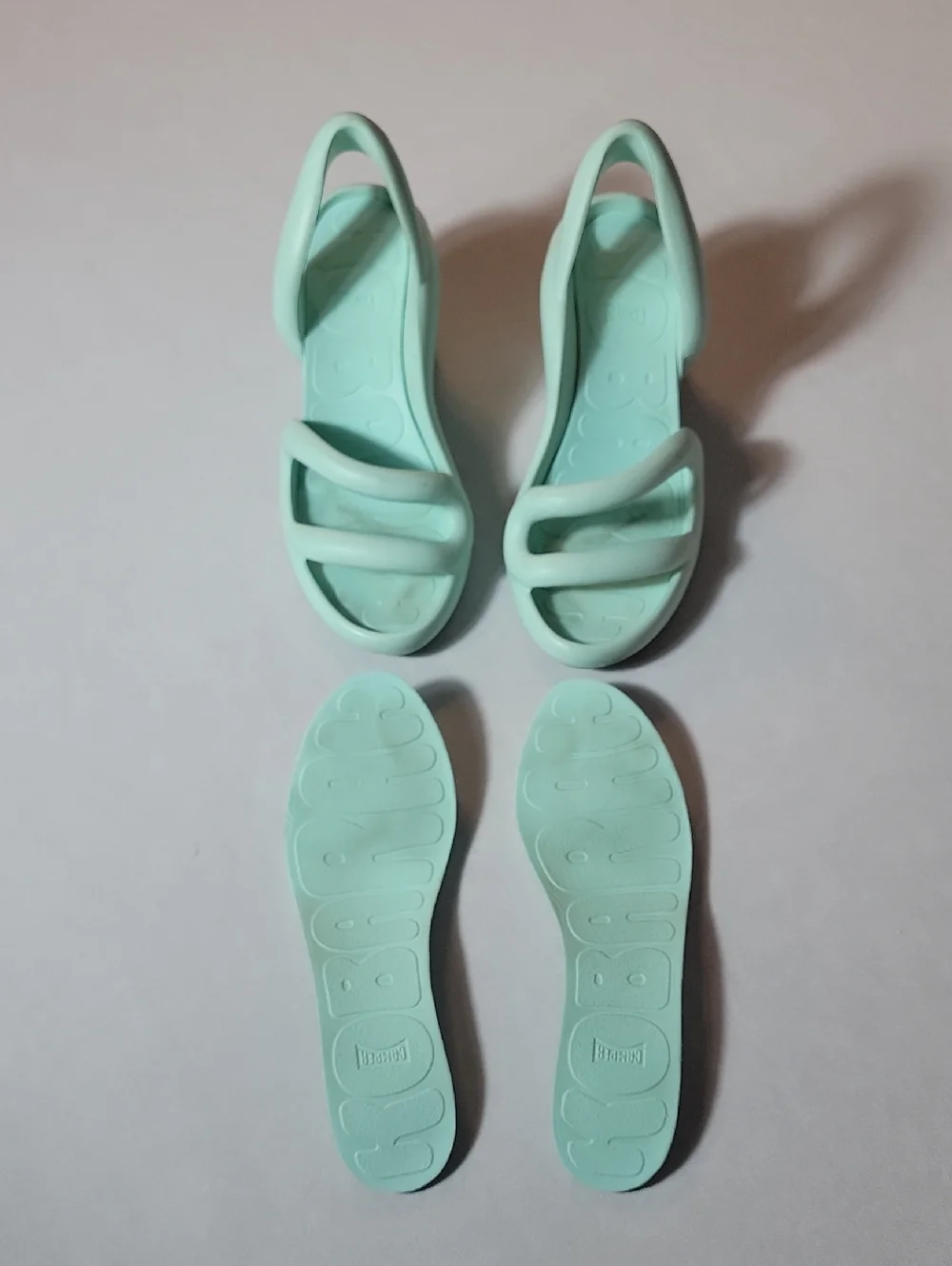 Camper Kobarah Mint Green Slingback Block Heel Sandals - Picture 9 of 9